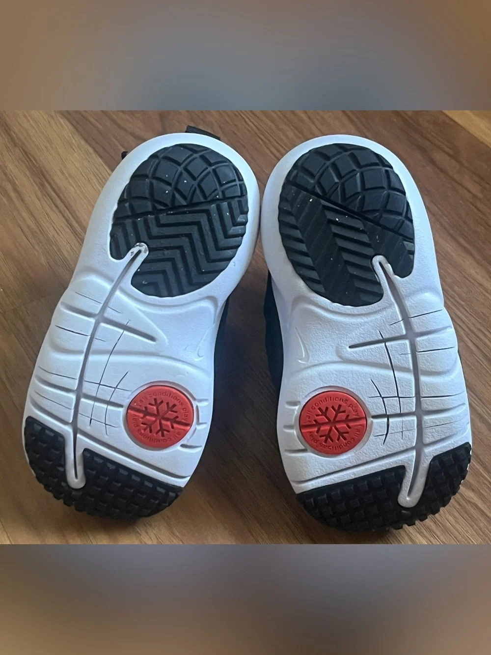 Nike Flex Advance Toddler Boots Black White Size 6 Winter Boots